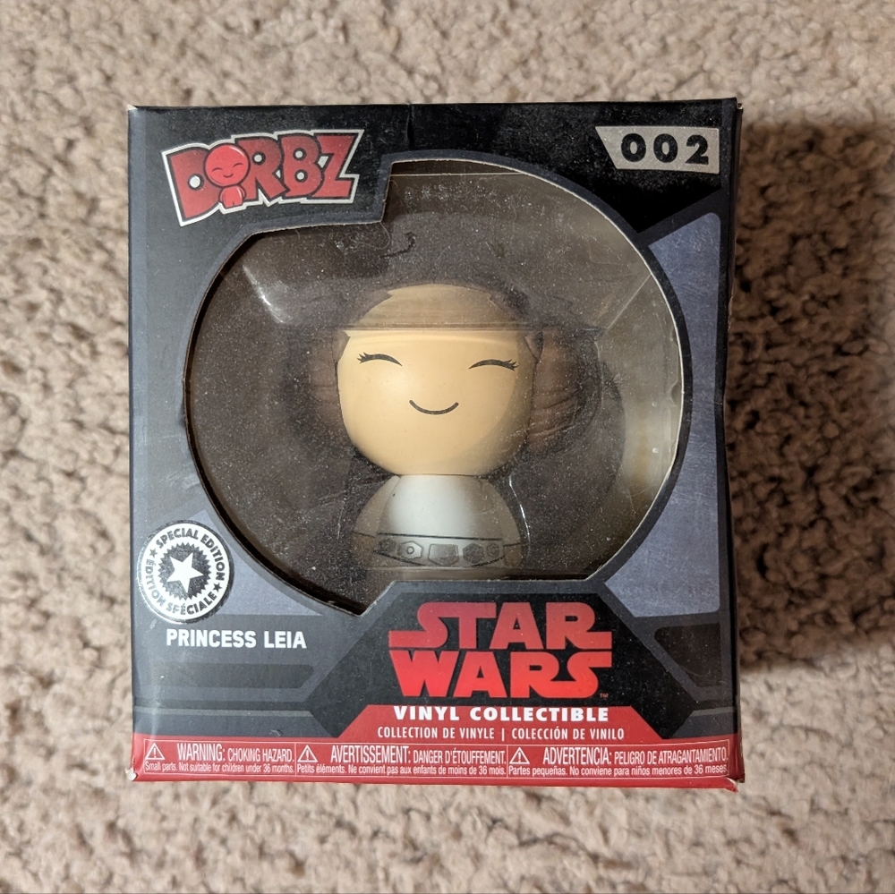 Star Wars Princess Leia Vinyl Collectible. Please See Pictures